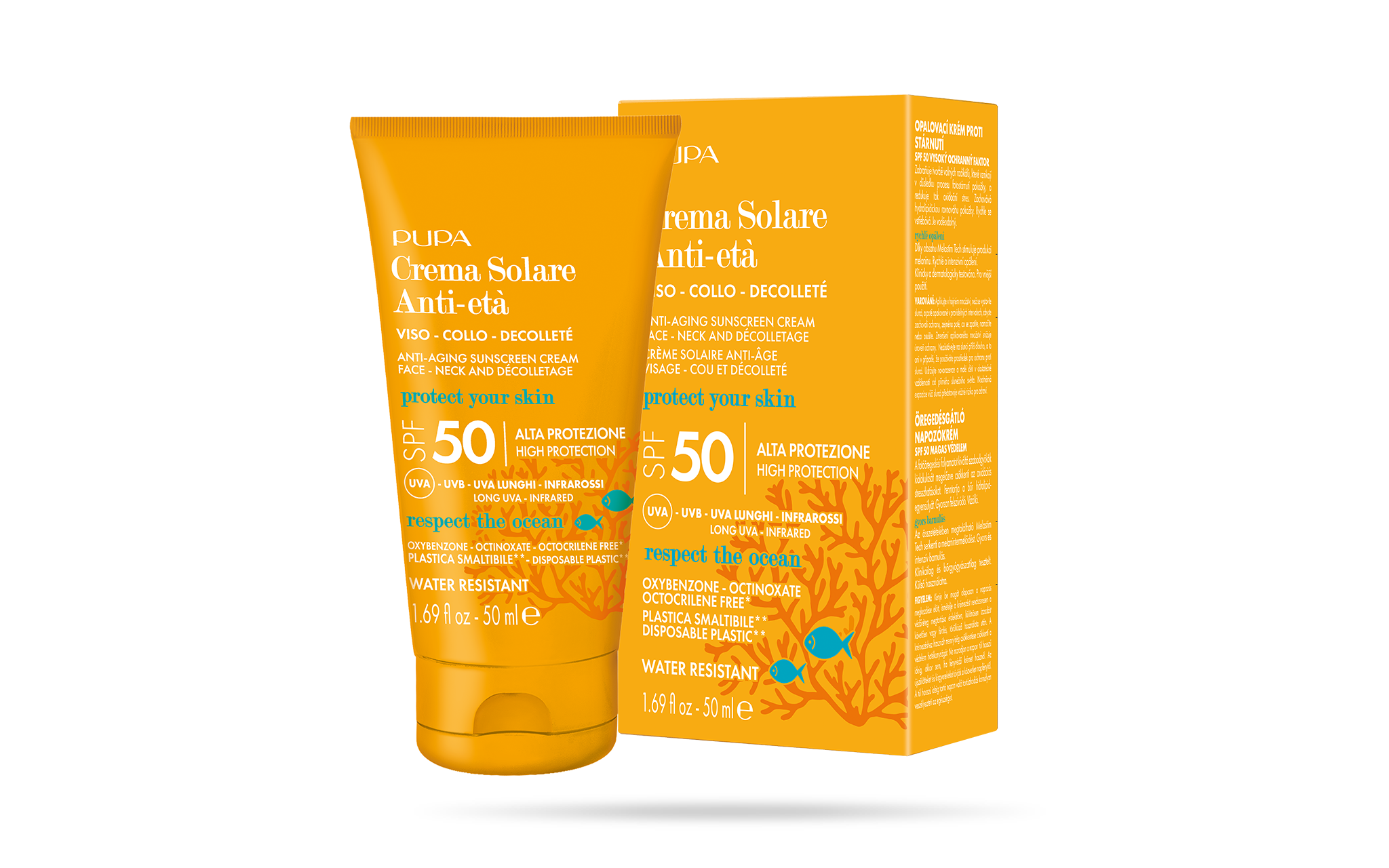 Anti-Aging Sunscreen Cream SPF 50 (50 ml) - PUPA Milano